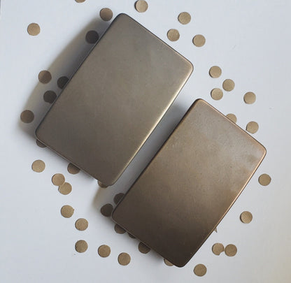 Bronze Anniversary Gift Set Belt and Buckle Set Unisex Belt and Buckle Fit 1-1/2" Wide Belt Includes Gift Bag-Burlap or Velvet