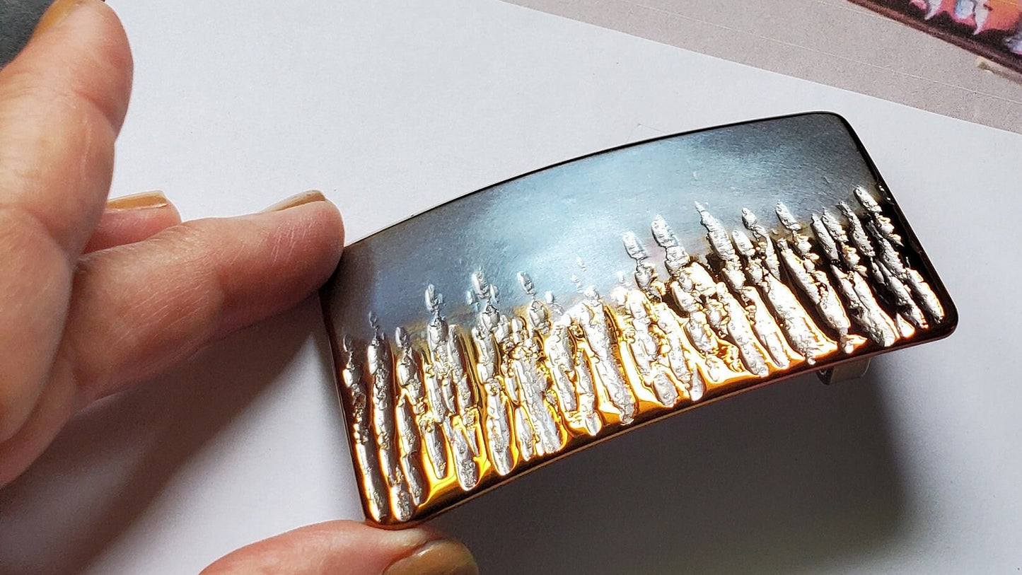 California Firefighter Thank You Gift Hand Forged in Fire Stainless Steel Hypoallergenic For 1.5" Jean Work Wear Accessory