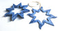 Metal Stars ~ Hand Painted with Pendant for Hanging ~ Tree Ornament, Gift Bags, Housewarming Gift~ Baby's First Ornament ~ Window Display