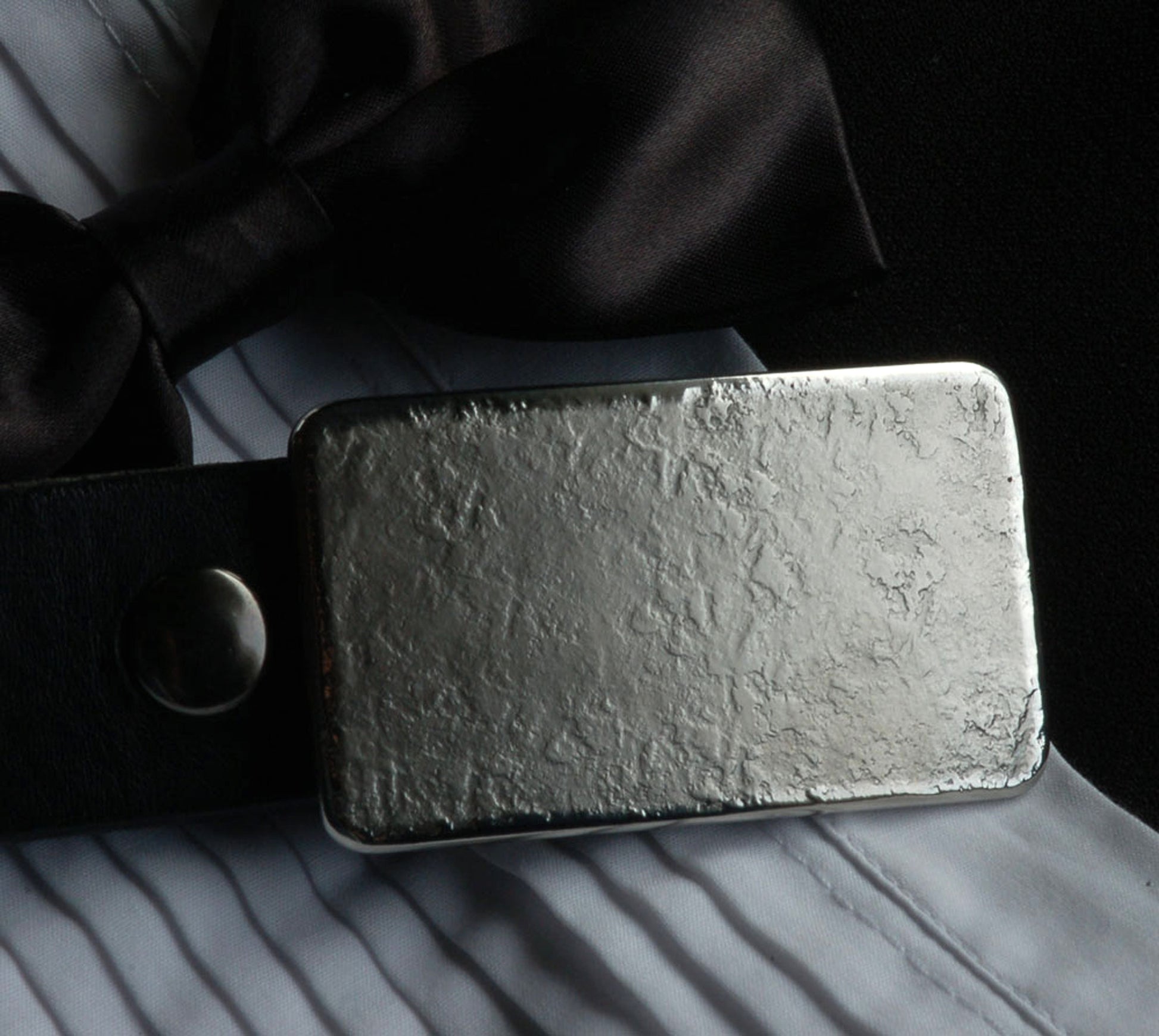 Belt Buckle for 2" Belt Hand Forged Stainless Steel Buckle Anvil Textured Classic Jean Buckle Hypoallergenic Accessory Buckle For 2" Belt