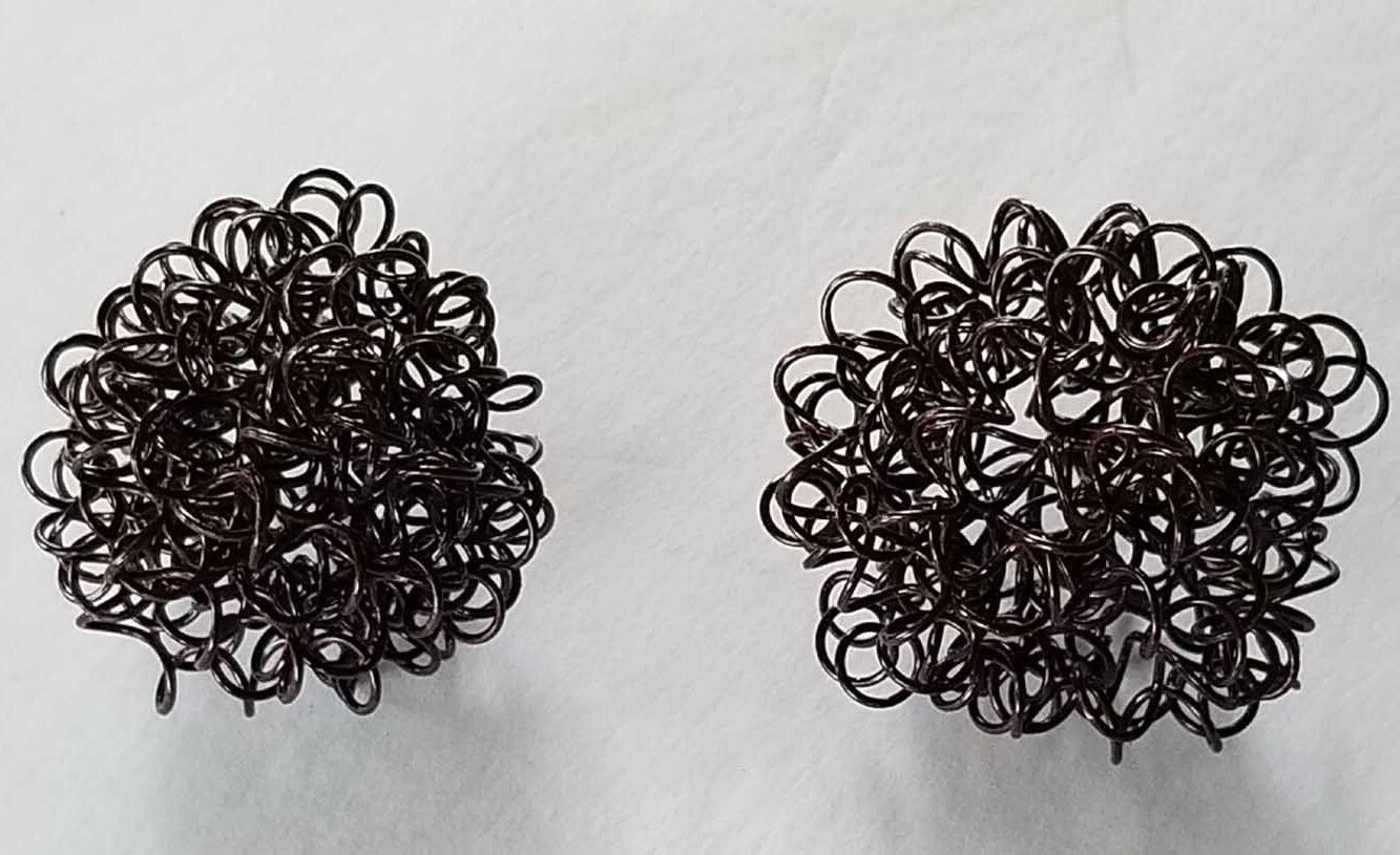 Wire Ball Stocking Stuffer Christmas Tree Ornament Metal Ornament Holiday Ball Handmade Holiday Decorations Commercial Interior Decor