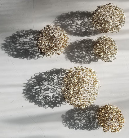 Wire Balls Christmas Tree Ornaments Twisted Metal Metal Ornaments Holiday Balls Handmade Holiday Decorations Commercial Interior Decor