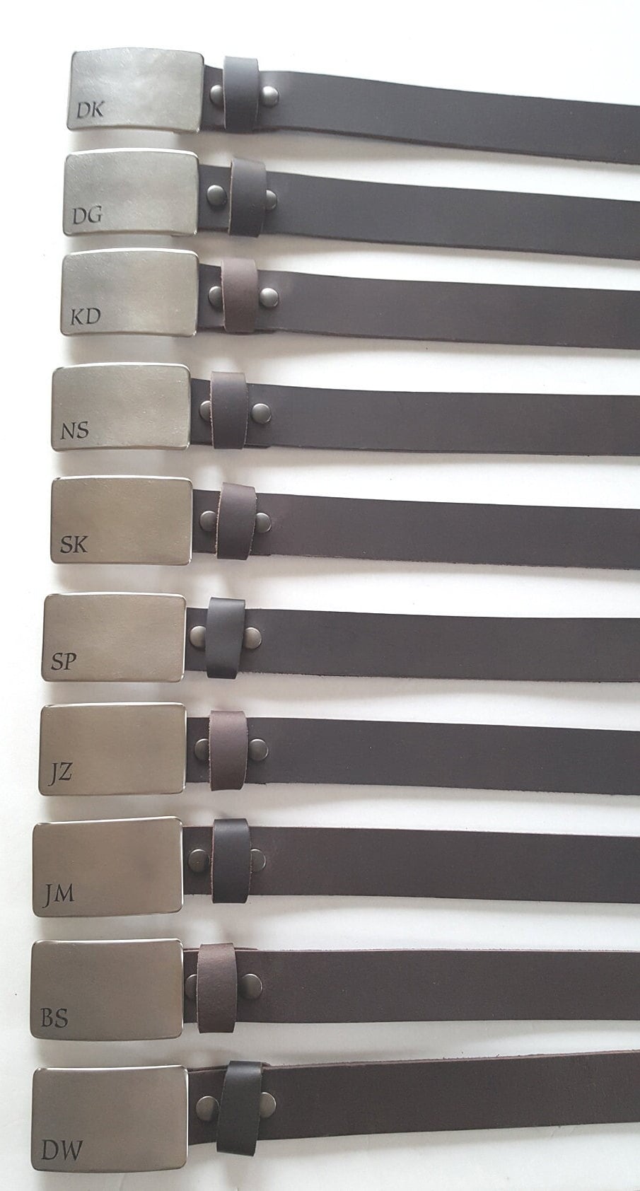 Women's Leather Interchangeable Belt with Snaps Unisex Snap Belt for Jean or Suit Custom Cut Leather Belt w/ Snaps 5 Colors Made to Measure