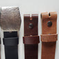 Hexagon Buckle & Belt Unisex Buckle and Leather Belt Hypoallergenic Unisex Buckle Stainless Steel Canadian Buckle and Leather Belt for Jeans