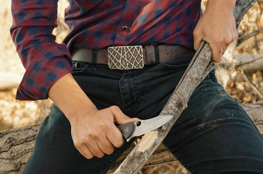 Handmade Belt Buckle, Hand Forged Belt Buckle For Blue Jeans, Signed Original, Unisex Buckle Fits 1-1/2" Leather Belt, Hand Crafted Gift