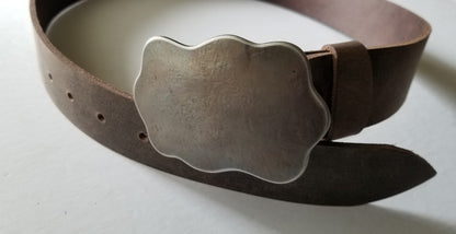 JEAN Belt with SNAPS, Unisex Belt, Custom Cut Leather Belts, Brown Belt, Black Belt, Fawn Belt, Distressed Belt, Mahogany Belt, Unisex Gifts