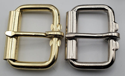 1-1/2" Belt & Buckle Unisex Gift Choose Your Colour Combo for Work Gear Dress or Blue Jeans Belt Gold, Silver, Antique Silver / Gold, Black