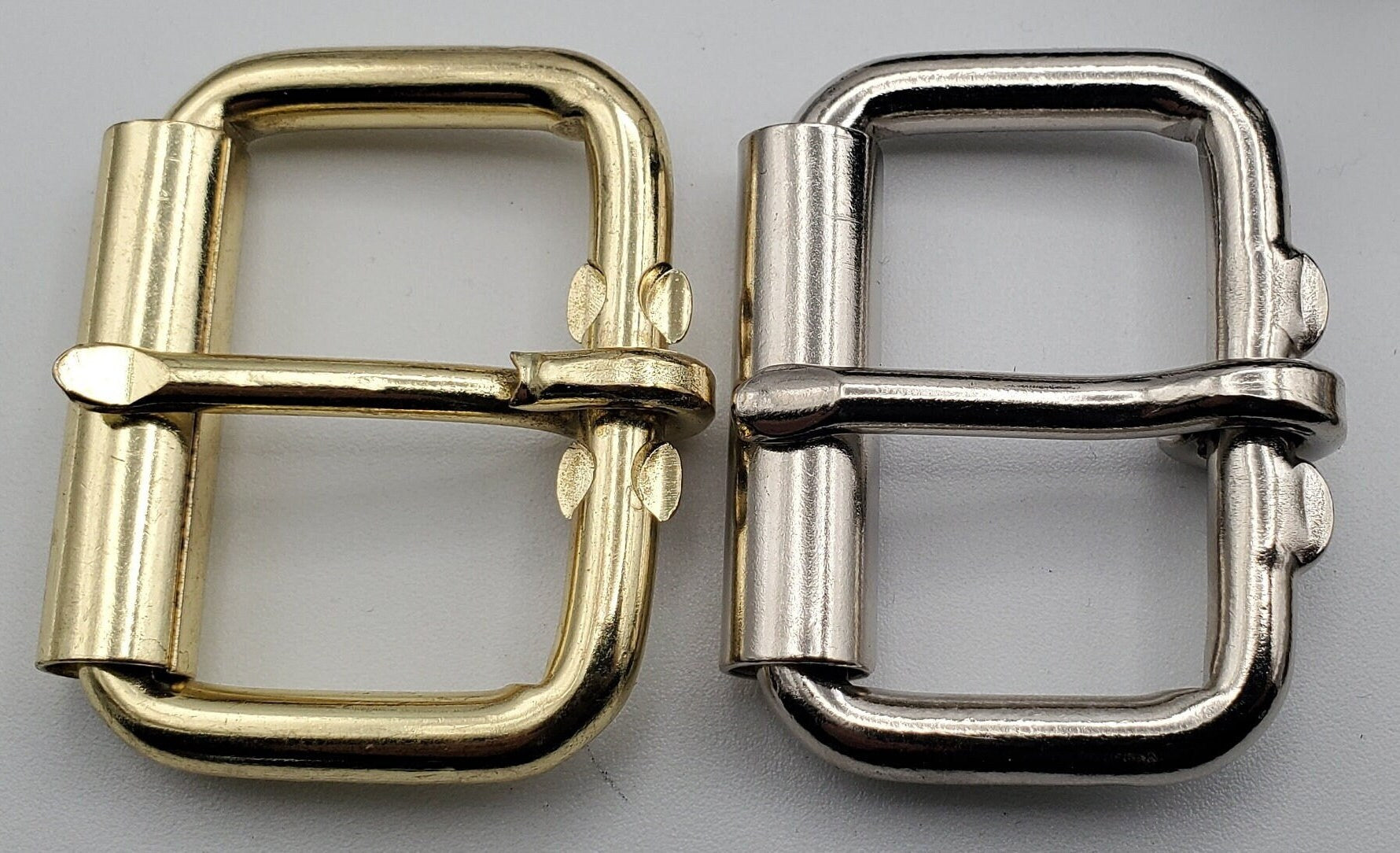 Belt & Buckle Unisex Gift Choose Your Colour Combo for Work Gear Dress or Blue Jeans 1-1/2" Belt Gold, Silver, Antique Silver / Gold, Black