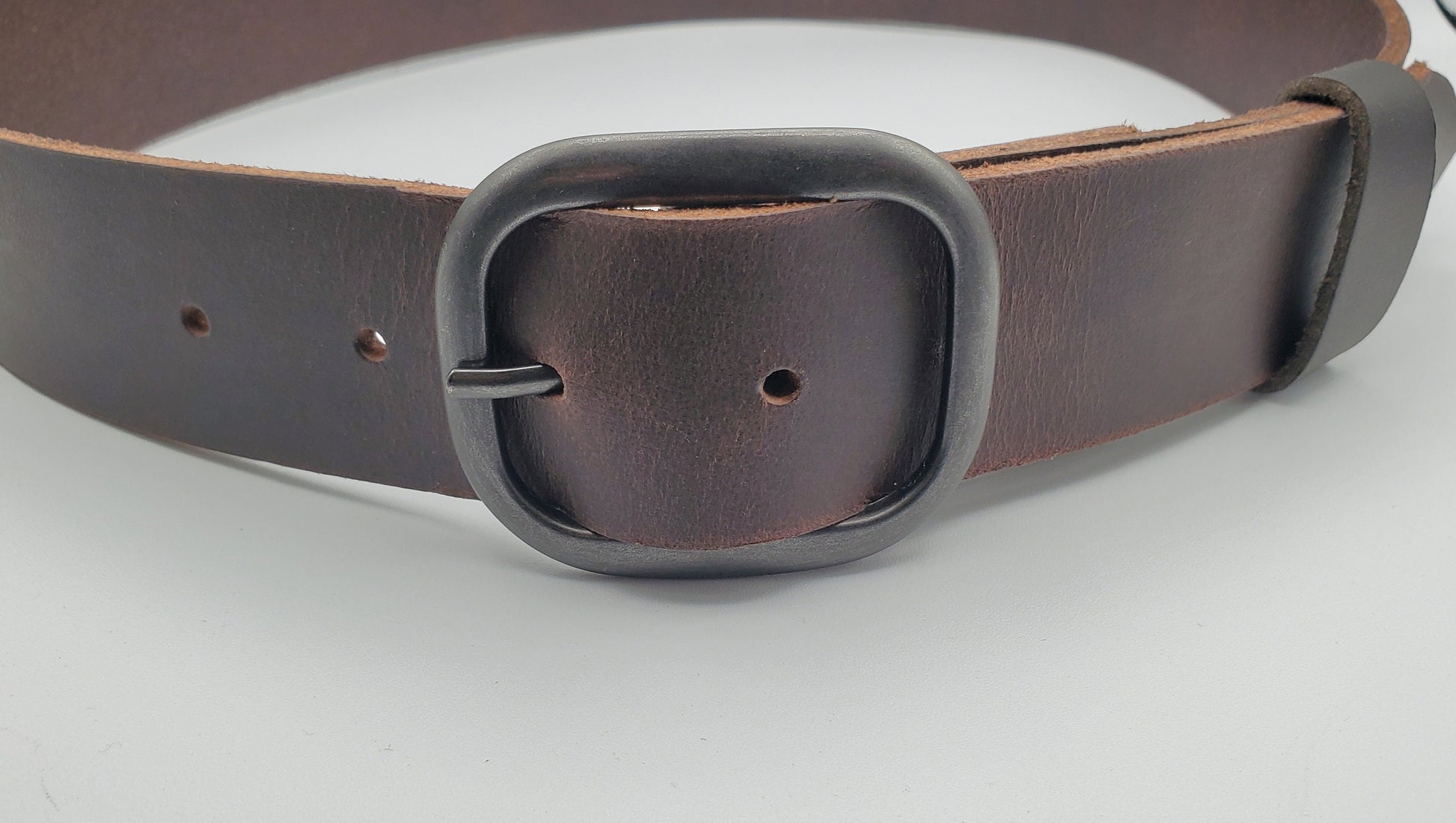 Dress Belt & Buckle Unisex Gift Choose Your Colour Combo for Work Dress or Blue Jeans 1-1/2" Belt w choice of Buckle Colour