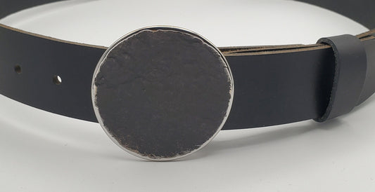 Round Belt & Buckle Hypoallergenic Buckle and Belt Gift for Her Stainless Steel Buckle Dress Buckle or Blue Jean Buckle and Belt
