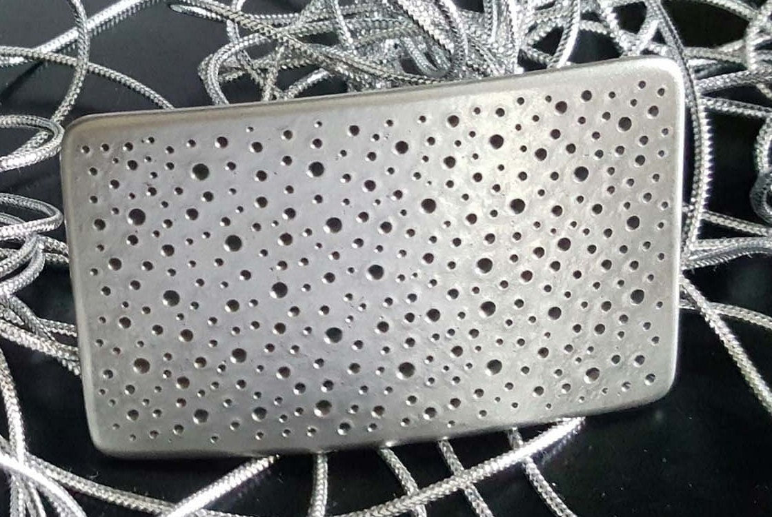 Stingray Belt Buckle Confetti Buckle Polka Dot Buckle for 1.5" Wide Belt for Blue Jeans Designed by Robert Aucoin Jean Buckle