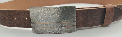 Guitar Lover's Belt Buckle & Belt Guitar String Inlay, Jean Buckle and Belt, Bronze or Silver Guitar String. Buckle for 1-1/2" Wide Belt