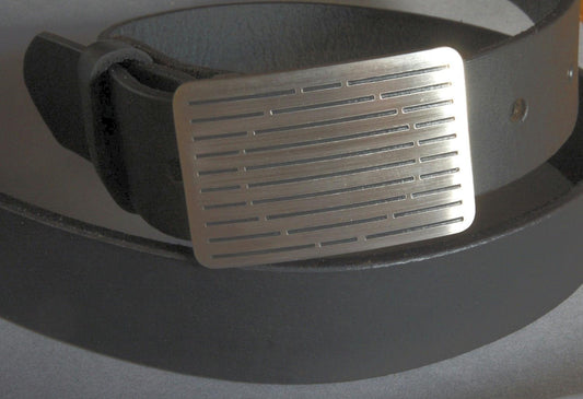 Father's Day Gift, Golf Belt & Buckle, Etched, Brushed Stainless Steel Golf Buckle, Fits 1.25" Belt, Golfer's Gifts, Golf Attire, Golf Gift
