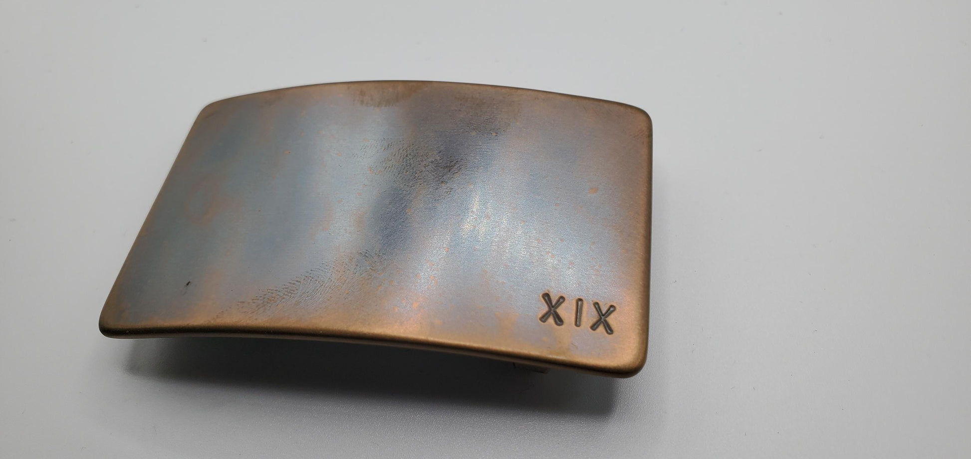 Bronze Anniversary Buckle For Jeans Customized Buckle Personalized Gift Anniversary or Special Occasion Gift Tally or Roman Numeral Buckle