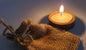 Leather Tea Light Holder Tea Light and Gift Bag Housewarming Gift Giving Recycled Leather Candle Holder Leather Gift Anniversary Gift