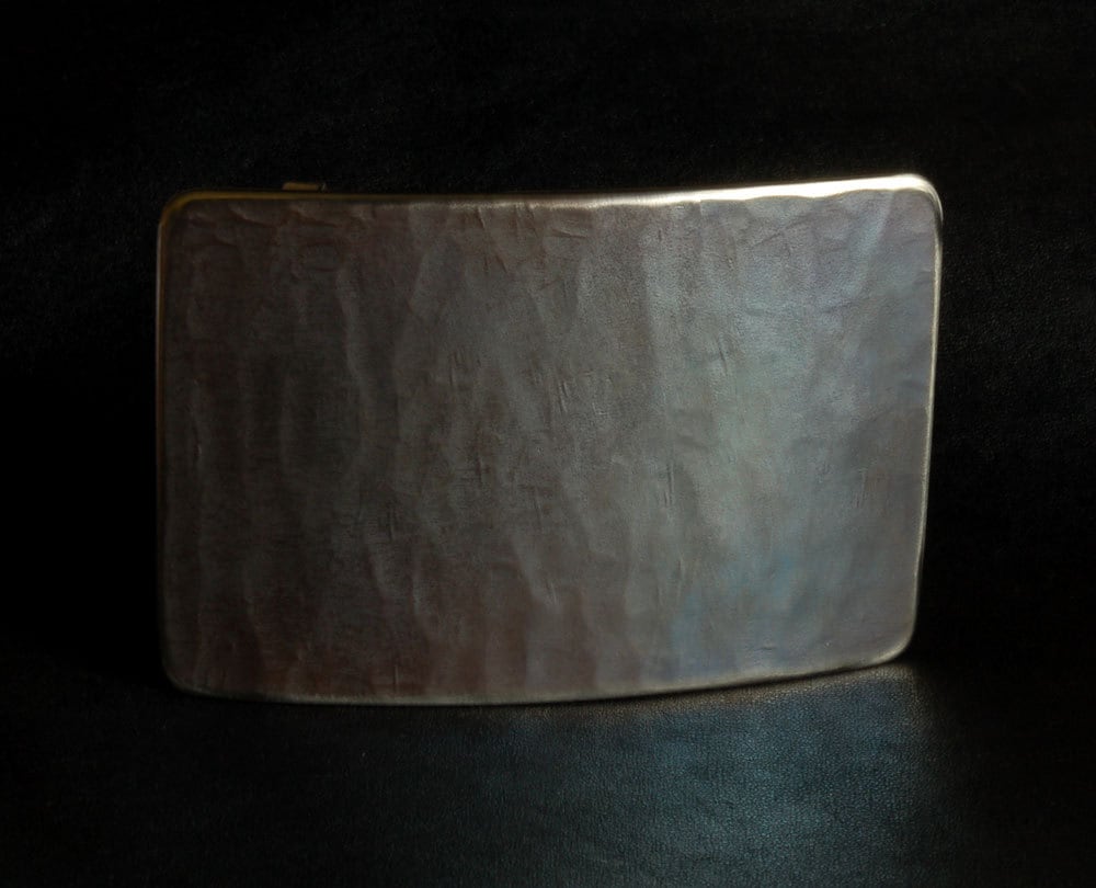 2" Buckle with Two Prongs Hand Forged Belt Buckle Hypoallergenic 2 Inch Belt Buckle Custom Buckles Stainless Steel Two Prong Buckle