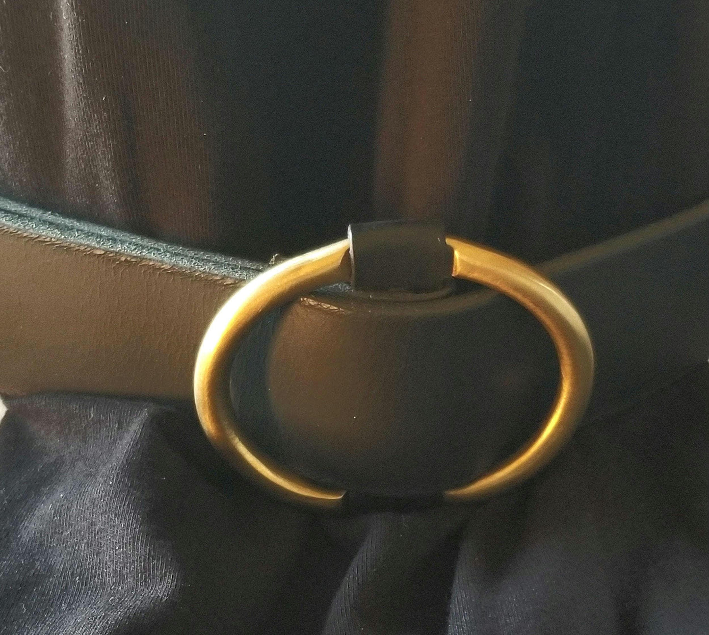 Art Deco Belt Buckle, Ladies Round, Friction Fit, No Hole Belt, Dress Belt & Buckle, Ladies Brass or Silver Buckle, Poncho, Coat Belt Buckle