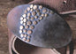 Belt Buckle Made in Canada Signed Original Belt Buckle Hand Forged Unisex Belt Buckle Bronze or Silver Anniversary For 1-1/2" Leather Belt