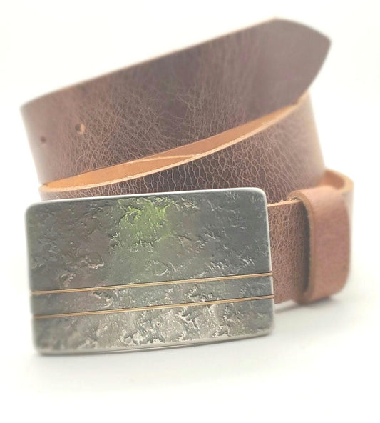 Guitar Lover's Belt Buckle & Belt Guitar String Inlay, Jean Buckle and Belt, Bronze or Silver Guitar String. Buckle for 1-1/2" Wide Belt