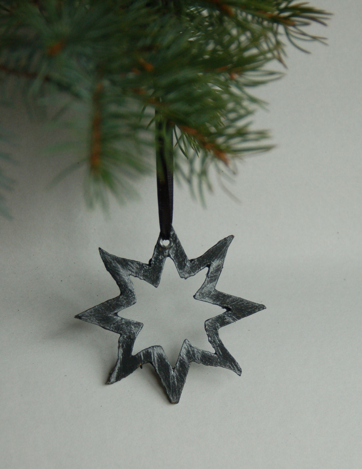 Baby's First Ornament Tree Ornament Metal Stars Hand Painted Stars with String for Hanging Gift Bags Housewarming Gift Window Display