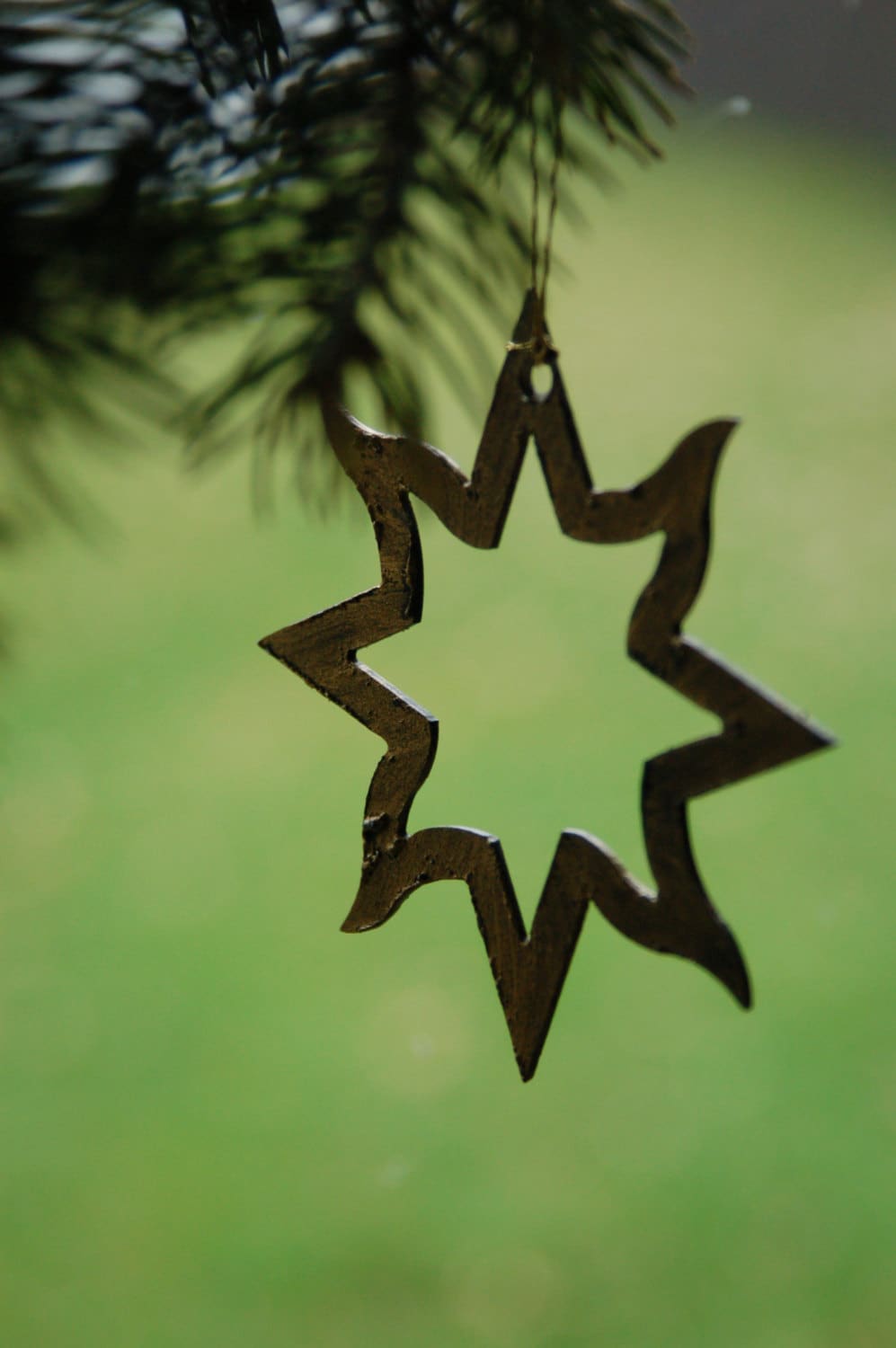 Baby's First Ornament Tree Ornament Metal Stars Hand Painted Stars with String for Hanging Gift Bags Housewarming Gift Window Display