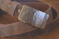 Belt Buckle Hand-Forged Wood Grain Buckle Wood Lovers Canadian Made Stainless Steel Unisex Work Gear Accessories for Jeans fits 1-1/2" Belt