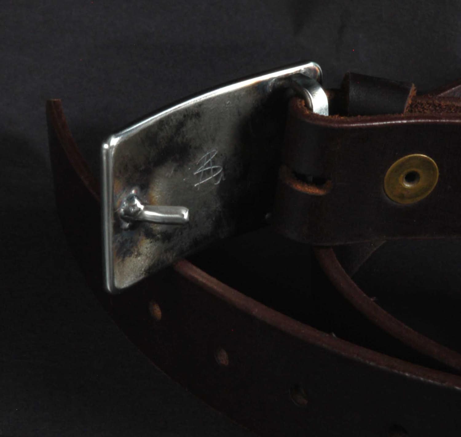 Belt and Buckle for Golf Wear, Golf Classic Ball Buckle & Belt SET, Hypoallergenic Buckle, Hand Forged Solid Stainless Steel with 1.5" Belt