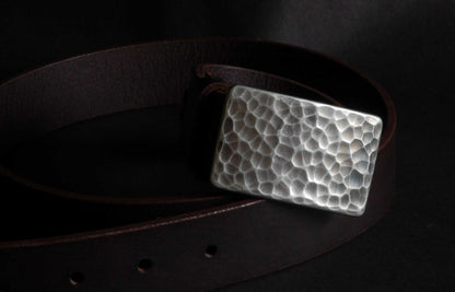 Belt and Buckle for Golf Wear, Golf Classic Ball Buckle & Belt SET, Hypoallergenic Buckle, Hand Forged Solid Stainless Steel with 1.5" Belt