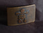 Canadian Inuit Art Inukshuk Belt Buckle Hand Forged Stainless Steel ~ Corporate Gifts~ Hypoallergenic ~ Canadian Made Gifts for 1.5" Belt
