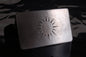 SUN Belt Buckle Silver or Bronze Hand Forged Accessories Stainless Steel Signed Original fits 1-1/2" Belt for Blue Jeans