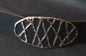 Belt Buckle ~ Artisan Signed ~ Hand Forged Original Buckle fits 1-1/2" Leather Belt for Blue Jeans ~ Silver or Bronze Drizzle - Gift Bag