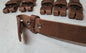 Distressed Leather Belt with Snaps Custom Cut Groomsmen Wedding Belts for Suits or Jeans Made to Measure Unisex Leather Snap Belts
