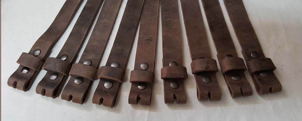 Leather Snap Belt Fawn Brown Leather Belts for Suits Belt for Jeans Made to Measure Custom Cut Leather Snap Belts Unisex Gifts
