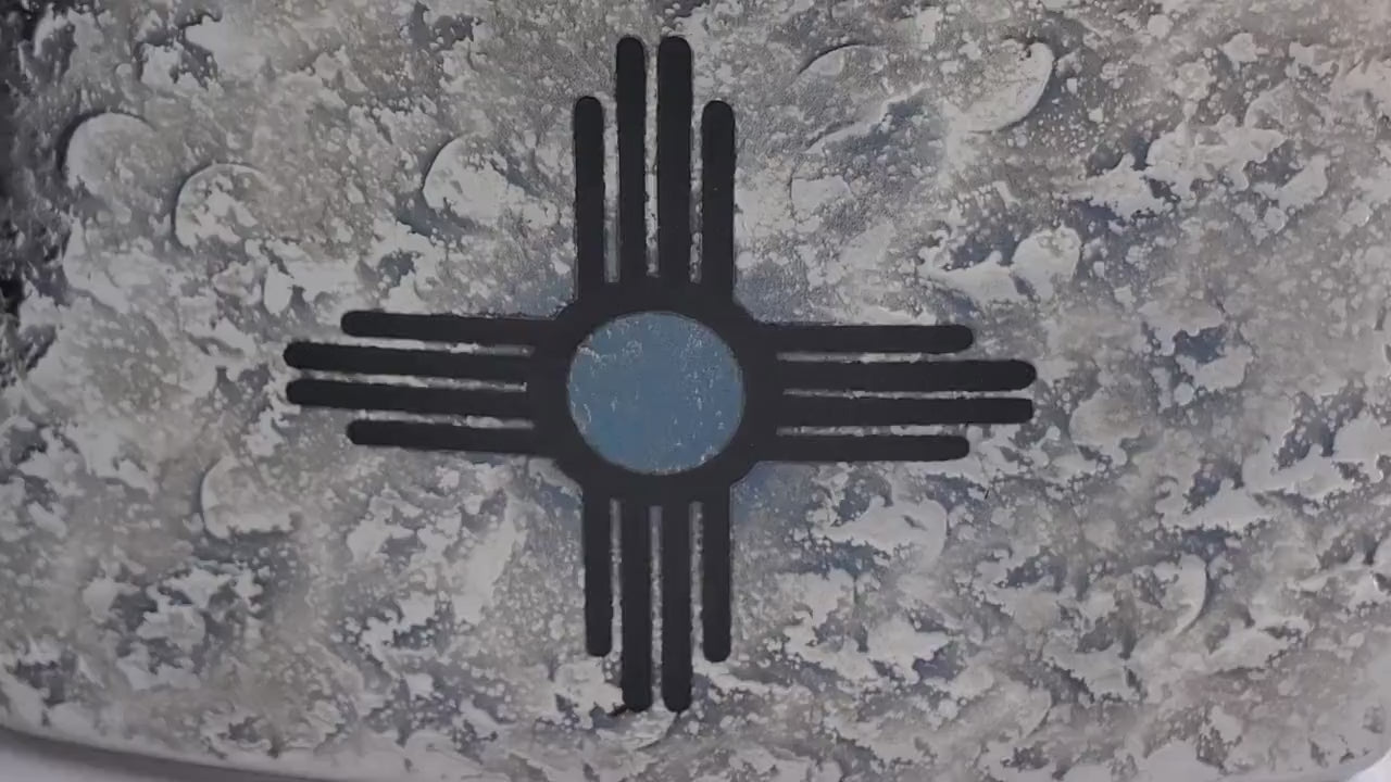 Zia Belt Buckle Etched Jean Buckle Hand Forged Buckle New Mexico Buckle Zia Buckle Unisex Accessory, Buckle fits 1.5" Leather Belt for Jeans